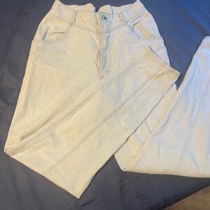 Lee’s high rise acid wash jeans